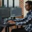 System admin working on the network